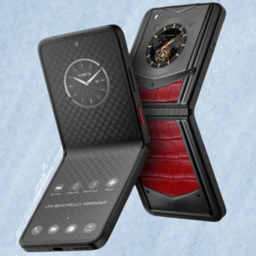 VERTU IRONFLIP FLAME RED ALLI BES FEE ALLIGATOR SKIN